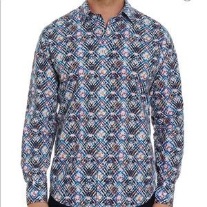 Robert Graham Men's Pinebrook Long Sleeve Shirt Multicolor
